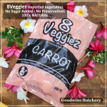 8Veggiez frozen vegetable IQF PLUM CARROTS - WORTEL KEMBANG 500g 8 Veggiez